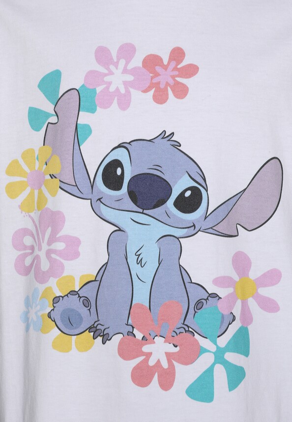 Kids Lilio& Stitch Flower Tee-3