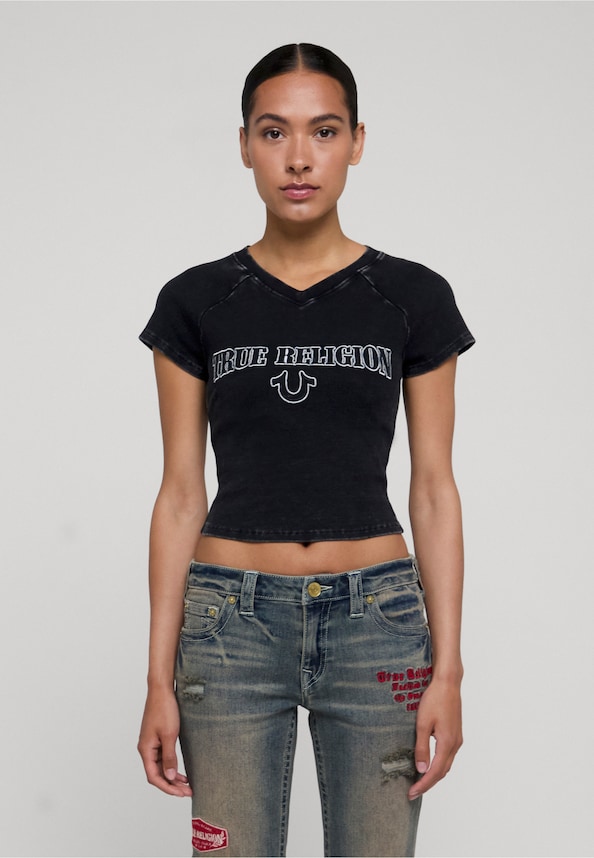 EMBROIDERED WASHED RIB BABY -0