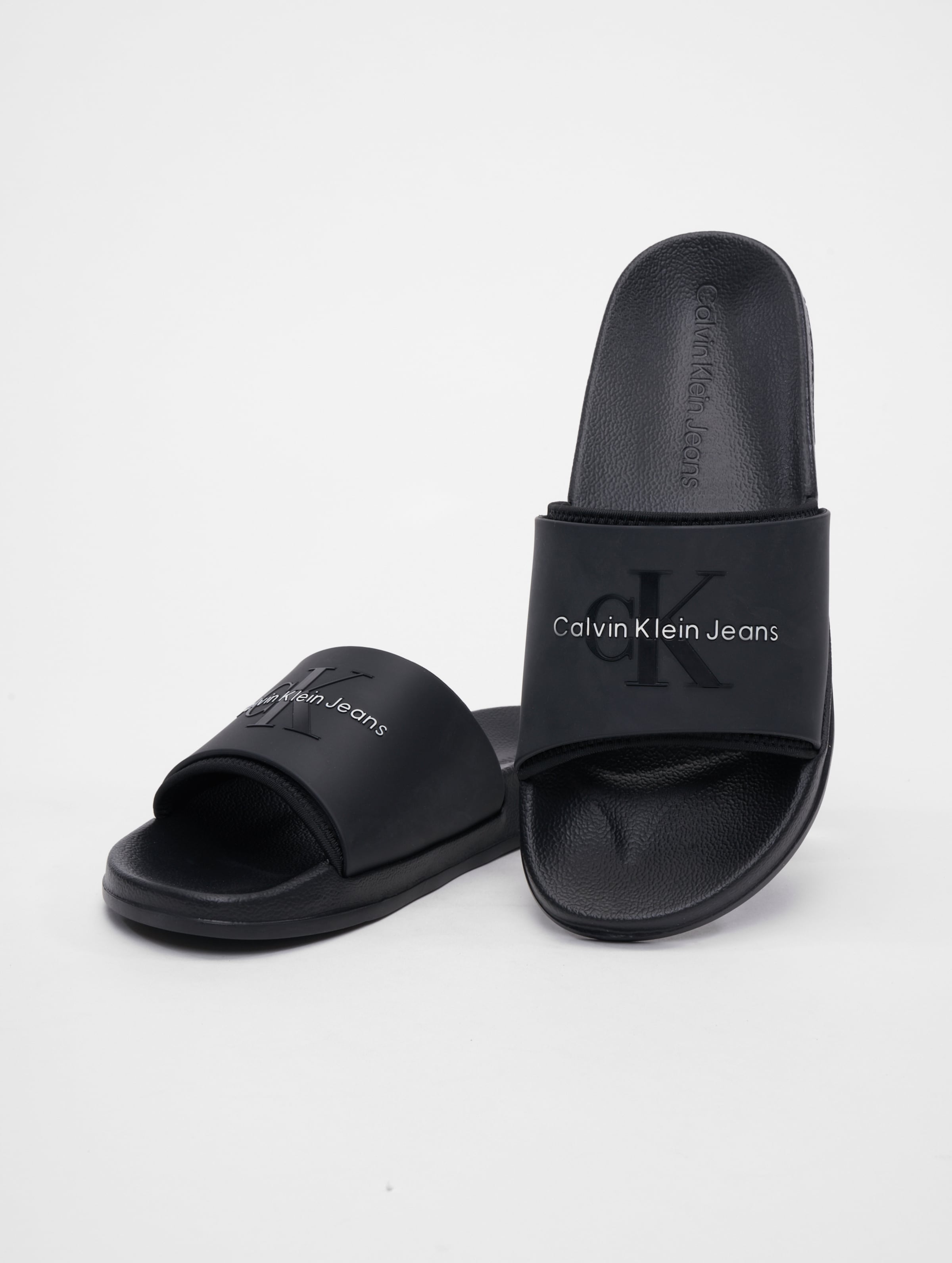 Calvin Klein slippers logo zwart - 44
