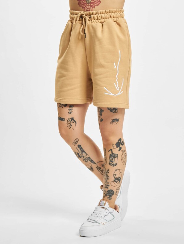 KK Signature Loose Fit Sweat Shorts-0