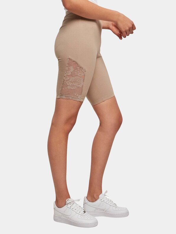 Ladies High Waist Lace Inset Cycle-2