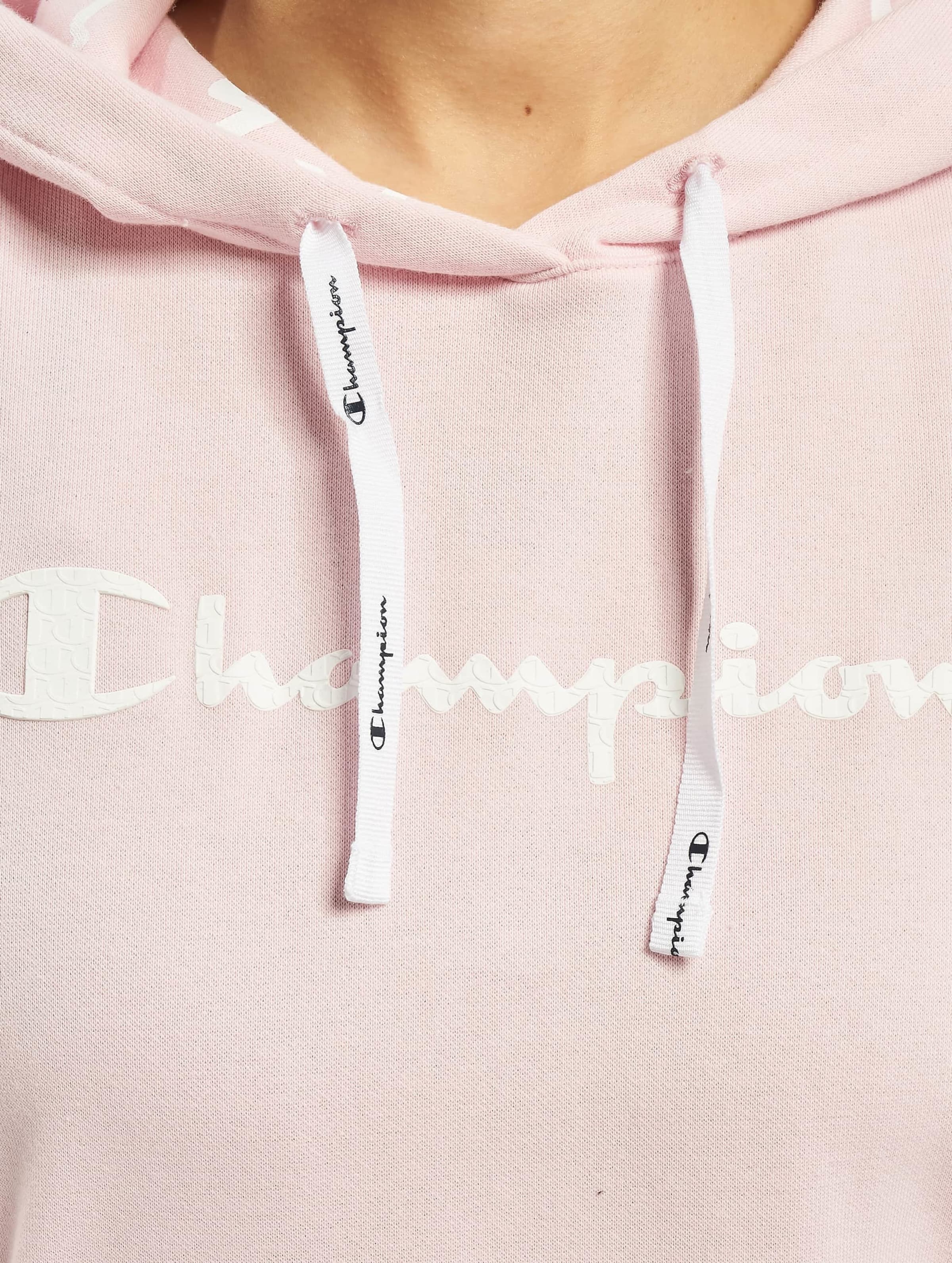 Champion pink outlet hoodie topshop