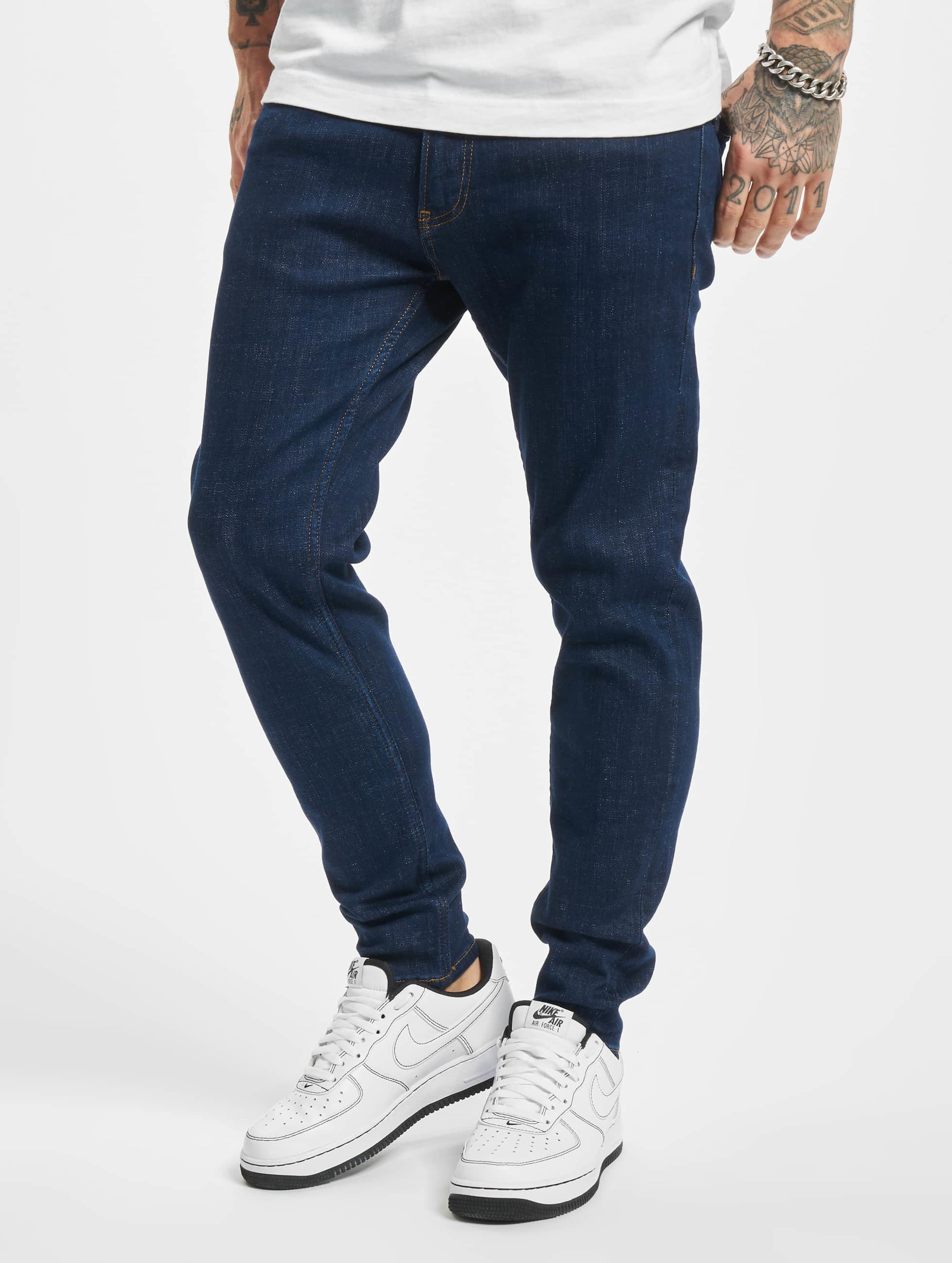 2Y Julius Skinny Jeans Mannen op kleur blauw, Maat 36