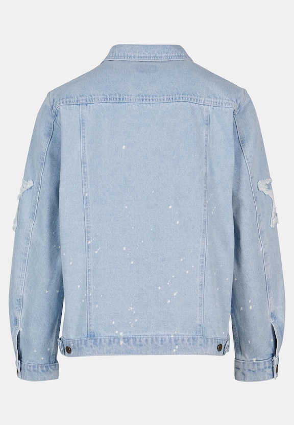 Og Paintsplatter Denim Trucker -4