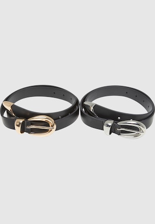 Chunky Buckle Loop Synthetic Leather