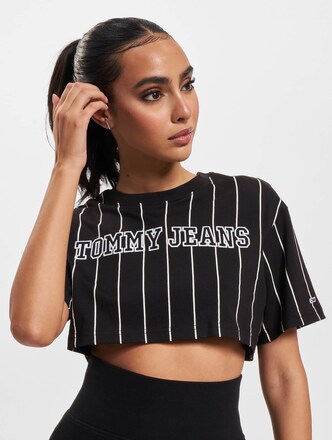 Tommy Jeans Sp Crp Pinstripe T-Shirt