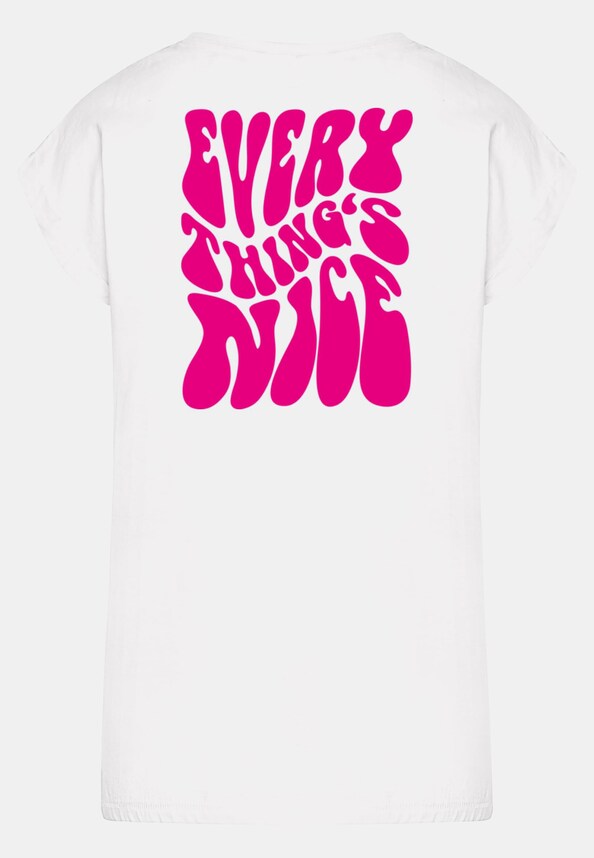 Everything Is Nice Ladies Extended Shoulder Tee-4