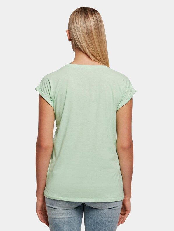 Build Your Brand Ladies Extended Shoulder T-Shirt-1