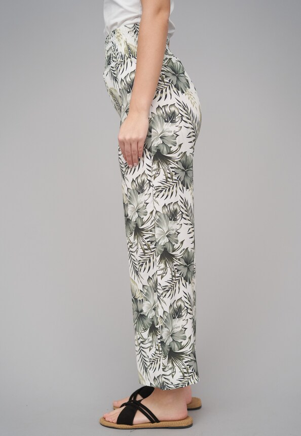 Wide Summer Pant Plam AOP-2