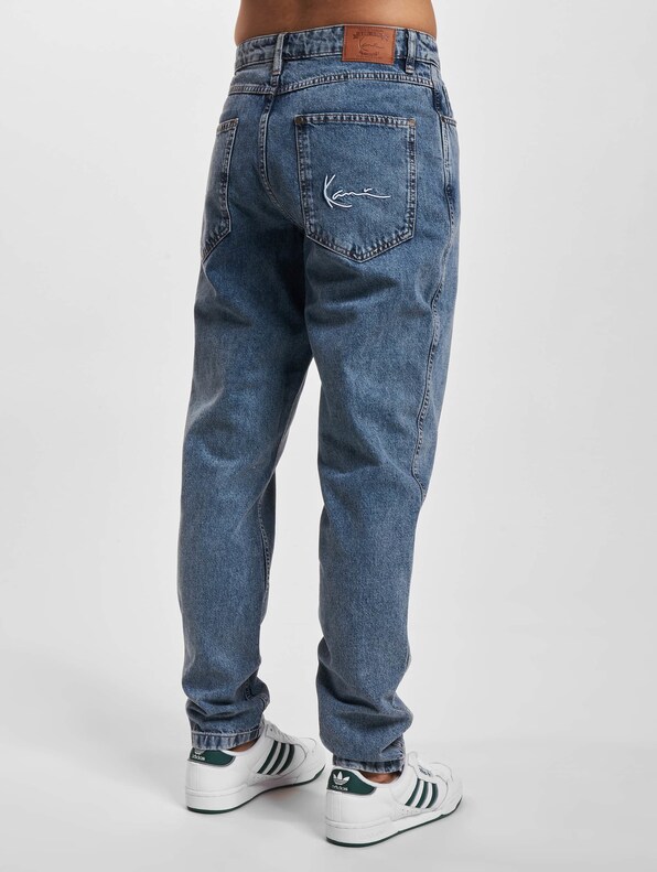 Small Signature Tape Five Pocket Denim Loose Fit-1