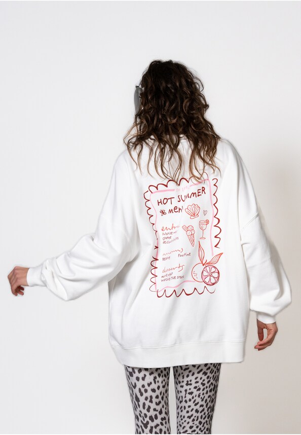 Crewneck Sweater Hot Summer Menu-1