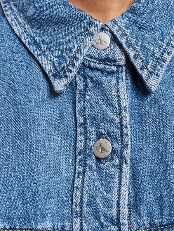 Calvin Klein Jeans Utility Belted Kleid-4