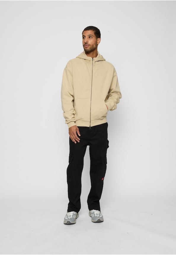 High Neck Zip Hoody-2