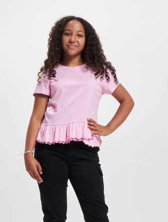 Urban Classics Girls Organic Volant T-Shirt