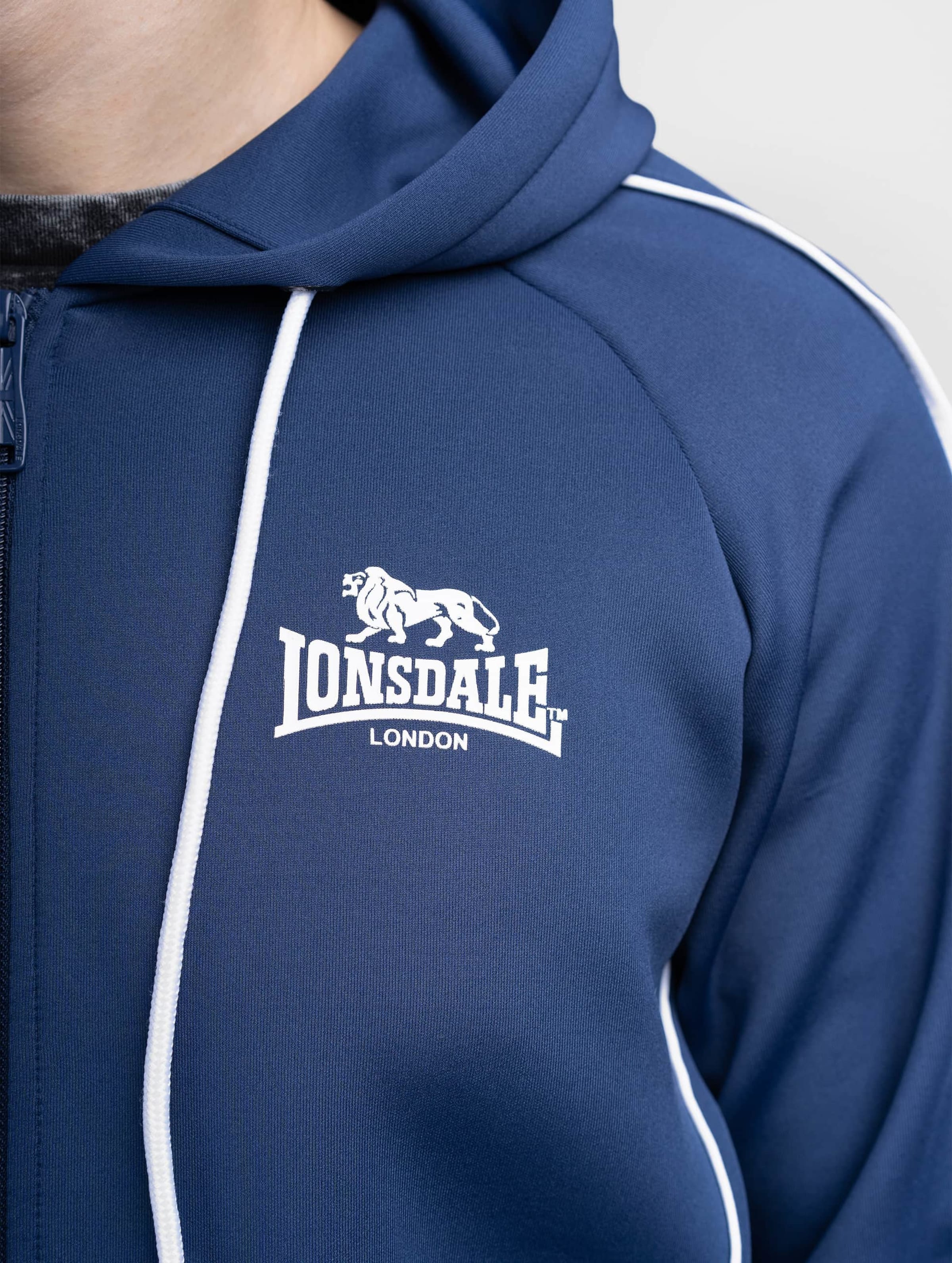 Hoodie lonsdale sale navy