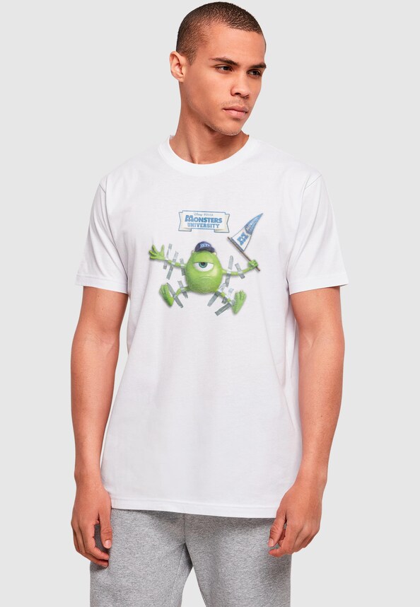Monster University - Taped Mike Basic T-Shirt-0