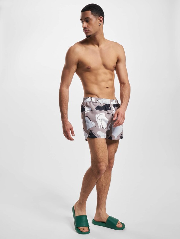 Todd Abstract Swim Trunks-5