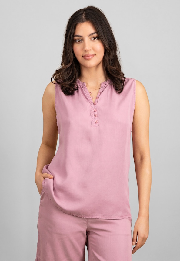 BLOUSE TOP COLOR TENCEL-0