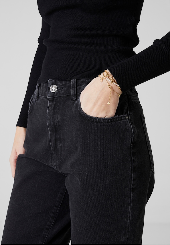 Noisy May Isabel HW Ankle Mom Jeans-5