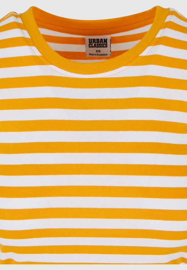 Ladies Short Striped Tee-9