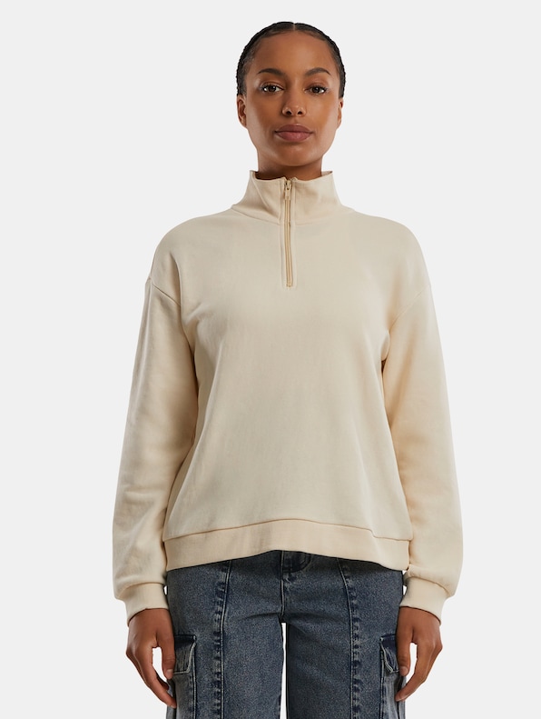 Urban Classics Ladies Light Terry Troyer Pullover-2