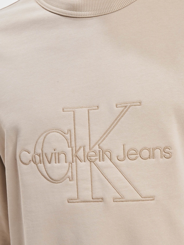 Calvin Klein Jeans Monologo Washed Crew Neck Sweater-4