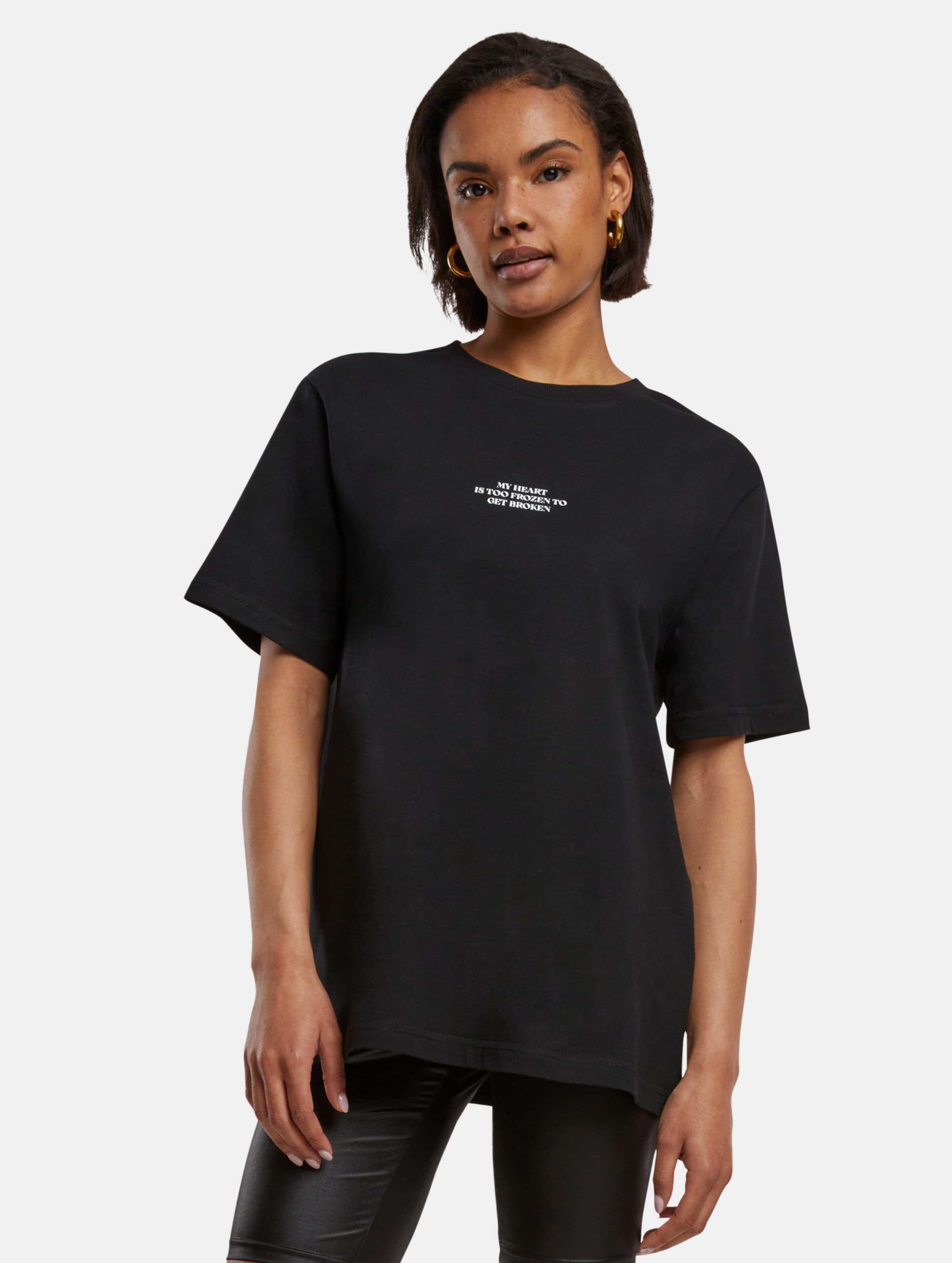 Miss Tee Too Frozen T-Shirts Frauen op kleur zwart, Maat XXL