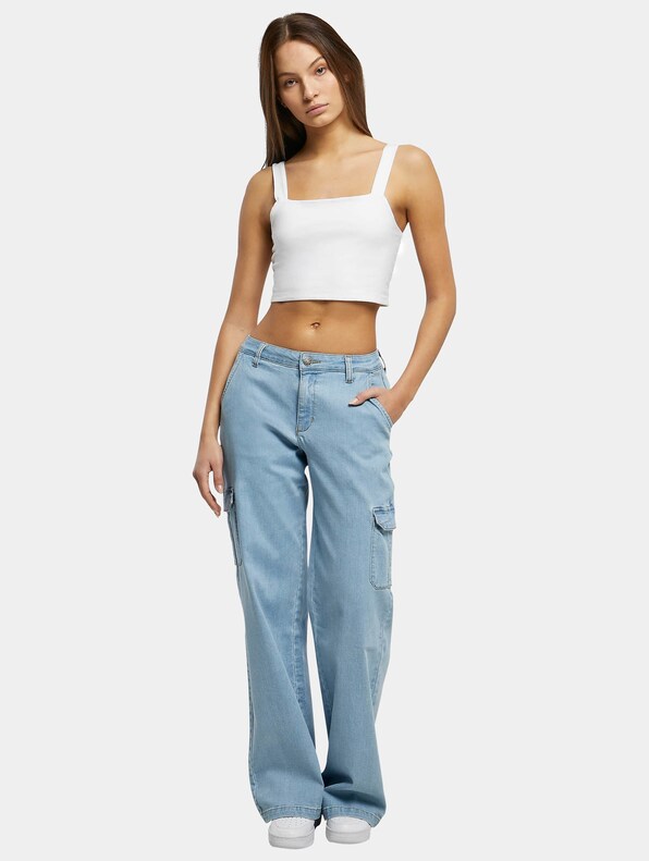 High Waist Straight Denim-2