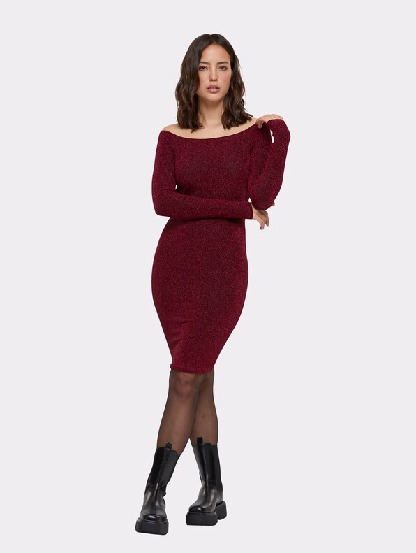 Off Shoulder Longsleeve Glitter-3