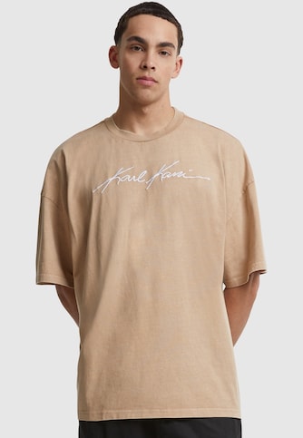 KM242-048-5 KK Autograph Washed Boxy Tee