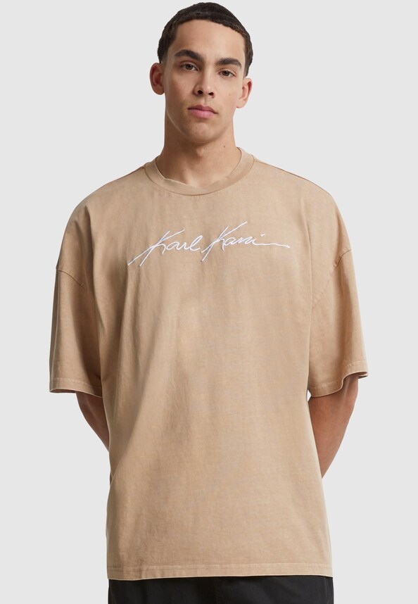 KM242-048-5 KK Autograph Washed Boxy Tee-0