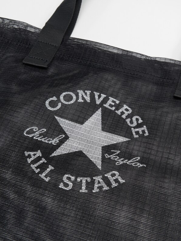 All Star Patch Print Mesh Tote-5