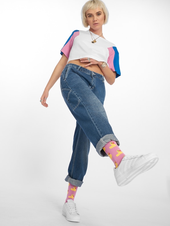 Ladies 3-Tone Short Oversize-3