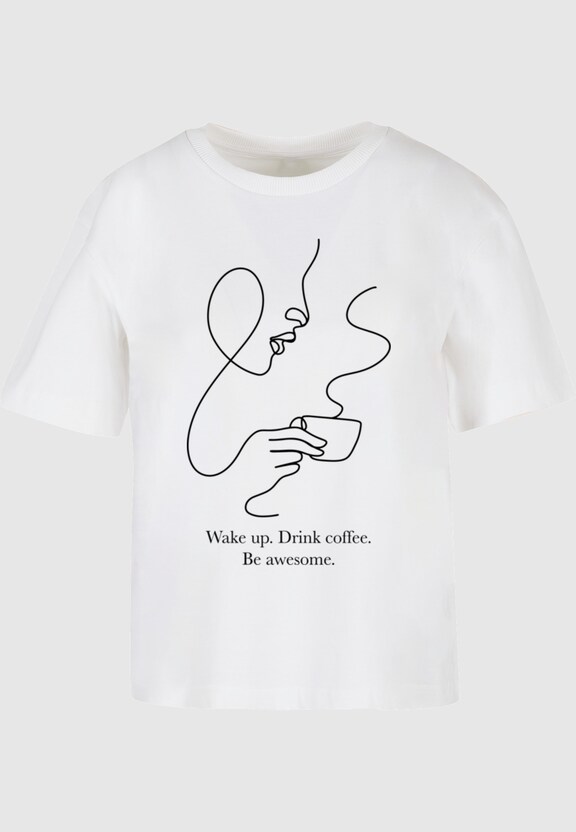 Drink Coffee Be Awesome Tee-2