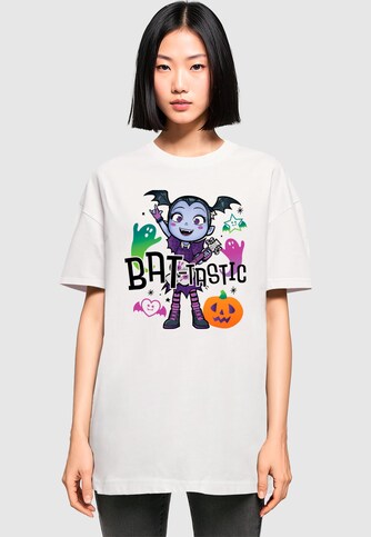 Ladies Vampirina Ballerina - Halloween Bat Oversized Boyfriend Tee