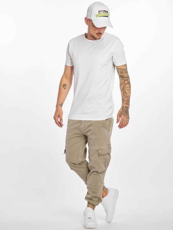 Washed Cargo Twill Jogging-7