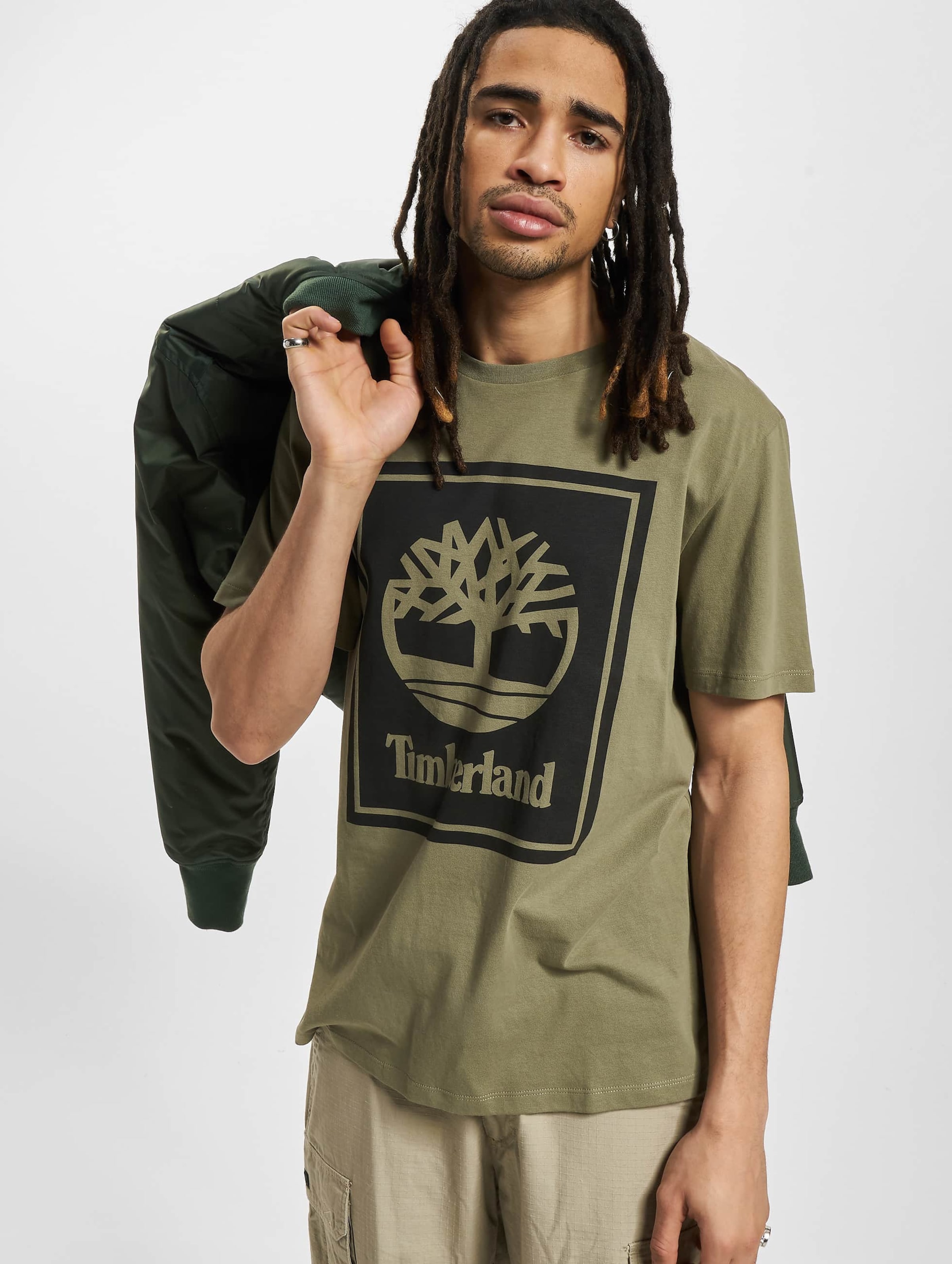 Timberland Stack Logo T-Shirt Mannen op kleur kleurrijk, Maat S