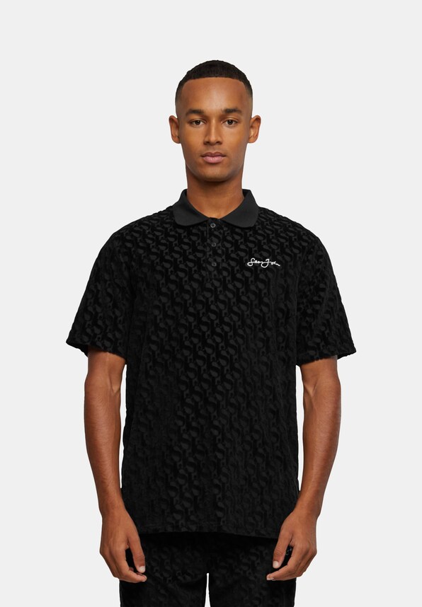 Monogram Logo Devoré Velours-0