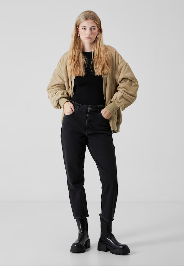 Noisy May Isabel HW Ankle Mom Jeans-4