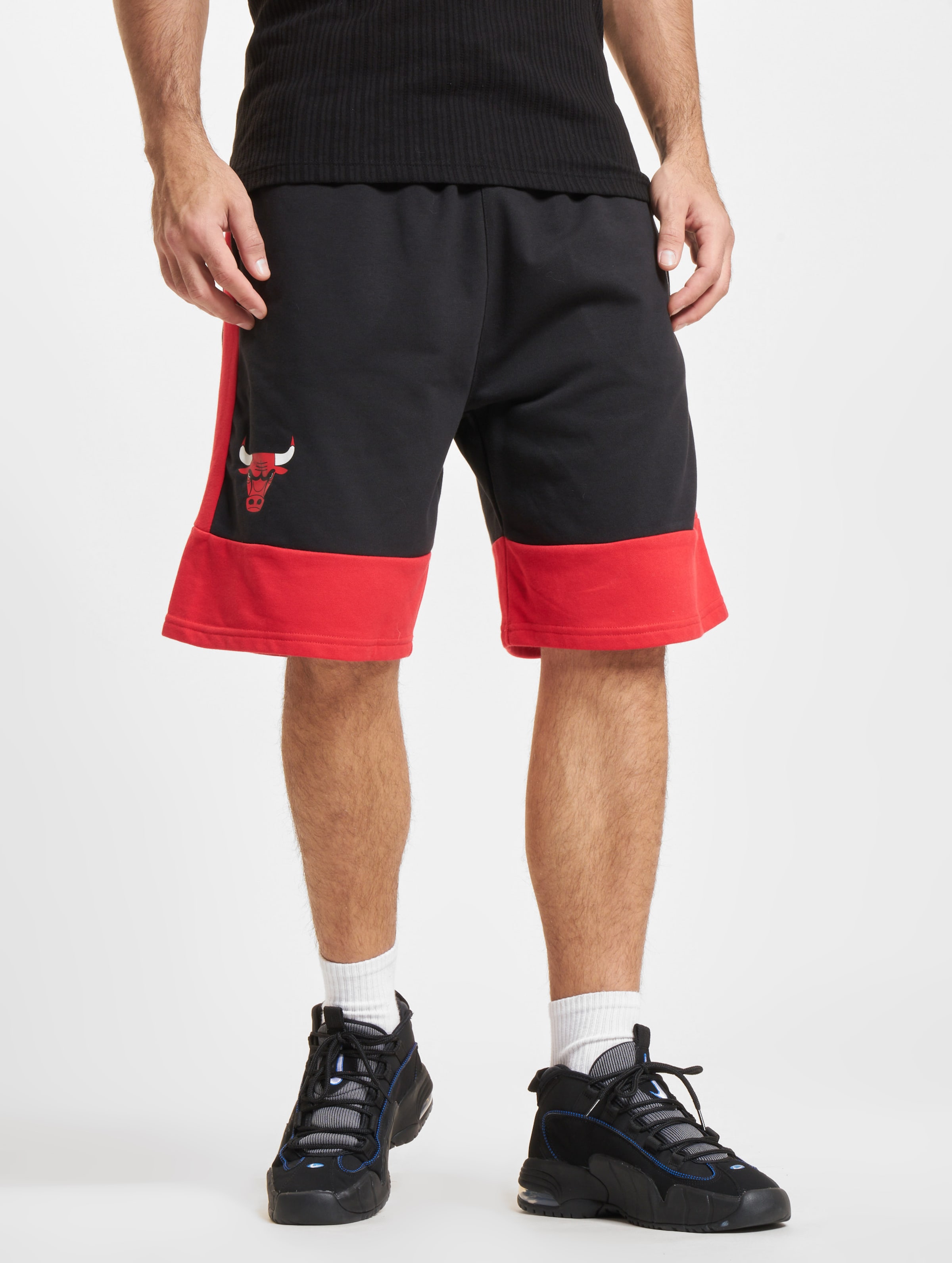 New Era Chicago Bulls NBA Colour Block Shorts Männer,Unisex op kleur zwart, Maat S