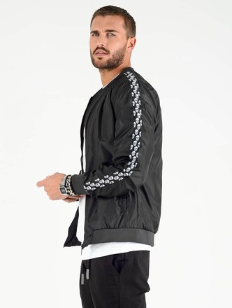 VSCT Clubwear Skull Striped Lightweight Jacket