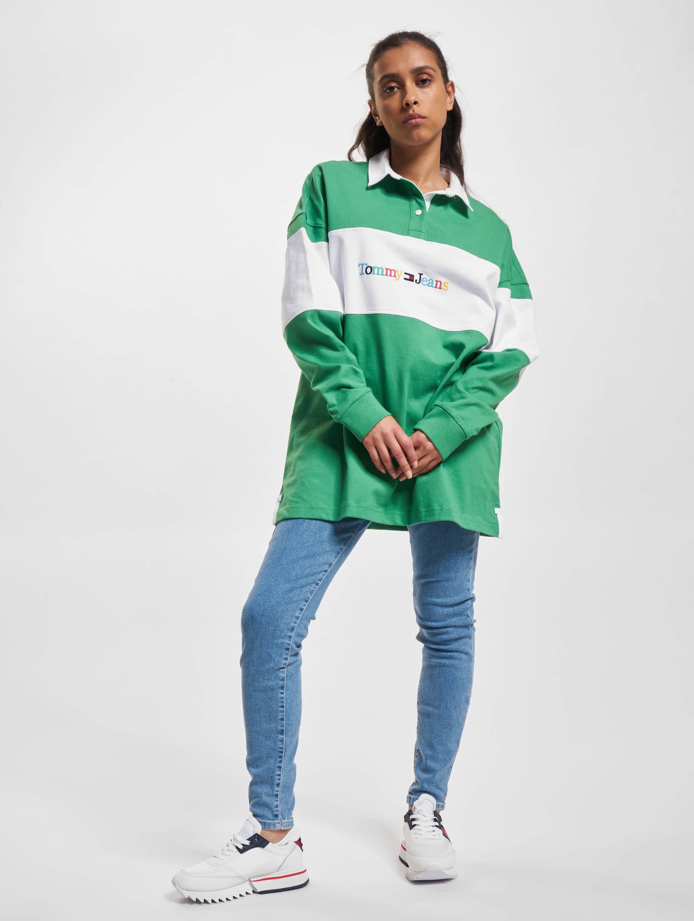 Tommy jeans store rugby shirt womens