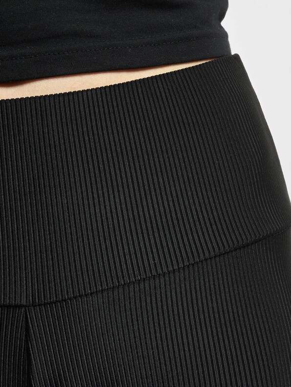 High Waist Shiny Rib Cycle -4