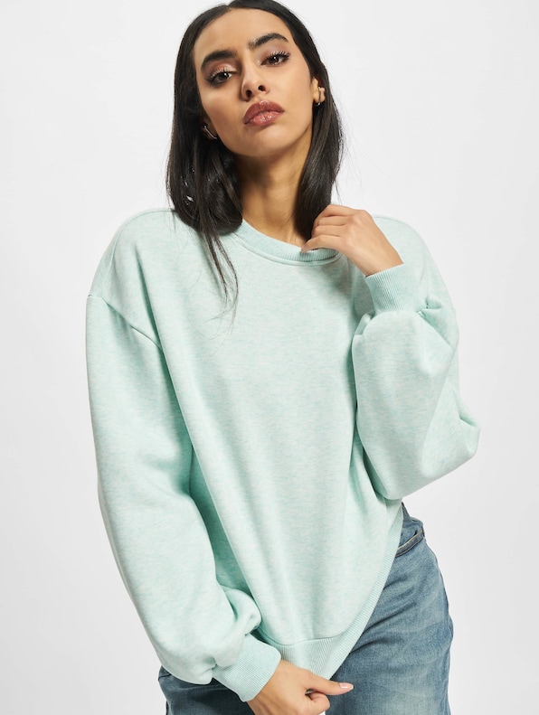 Urban Classics Ladies Oversized Sweatshirt Aqua-0