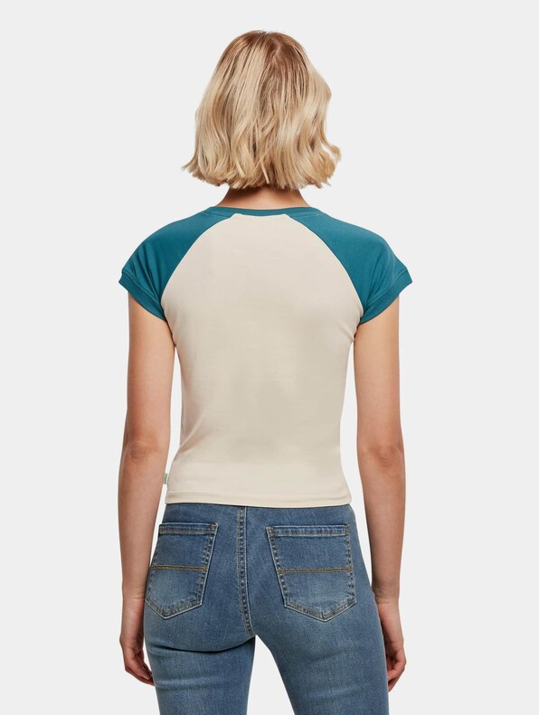 Ladies Organic Stretch Short Retro Baseball-1