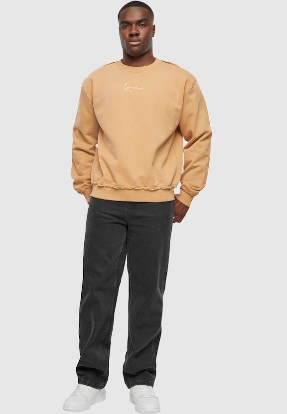 KM241-022-2 Karl Kani Small Signature Distressed Os Crew-2