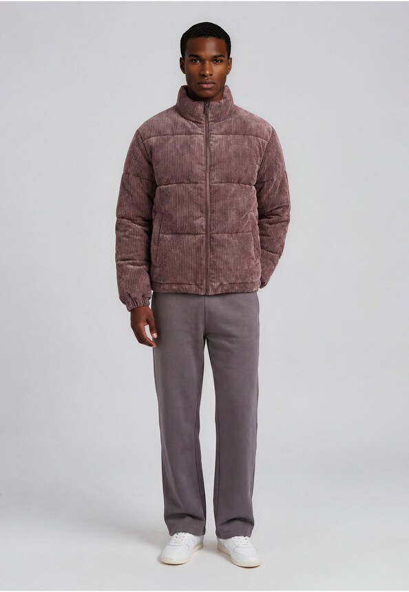Signature Corduroy Puffer Jacket-2