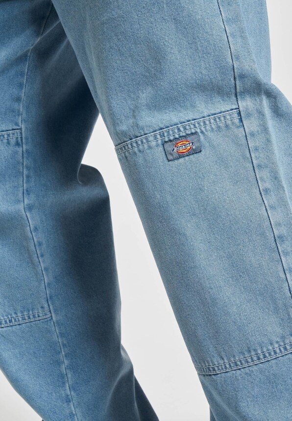 Double Knee Denim Straight-3