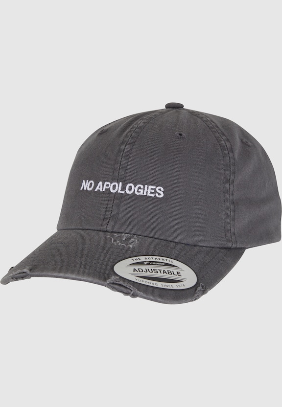 No Apologies Low Profile Destroyed Cap-0