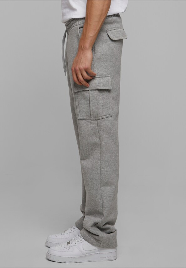 Heavy Straight Leg Cargo Sweatpants-2